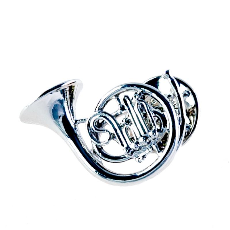 Pin trompa plateado Pin trompa plateado