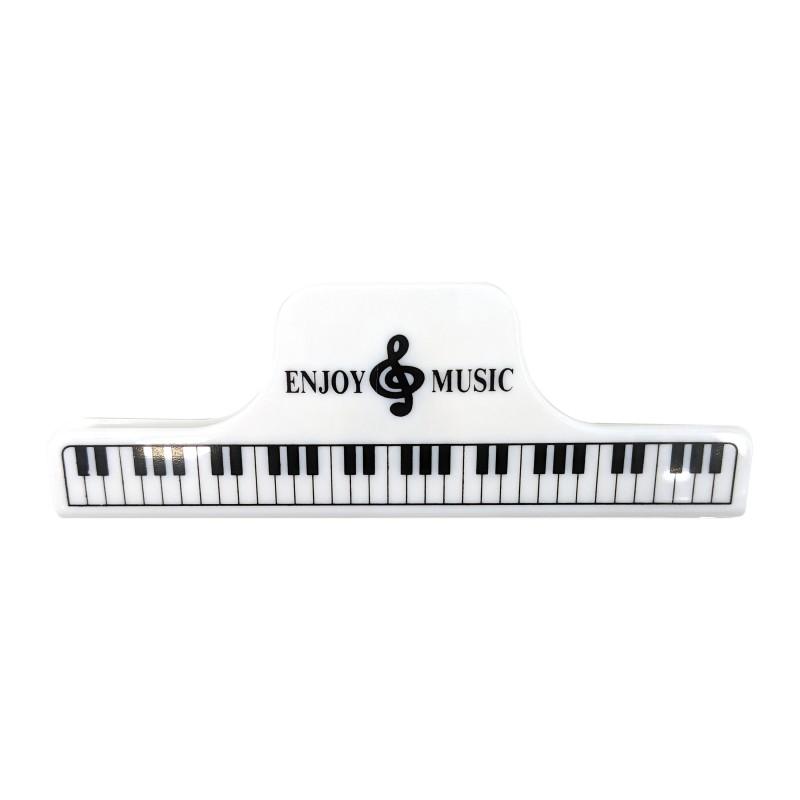 Pinza blanca teclado piano Pinza blanca teclado piano