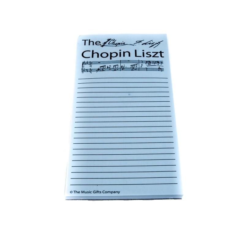 Recambios bloc de notas ""Chopin list"" Recambios bloc de notas ""Chopin list""