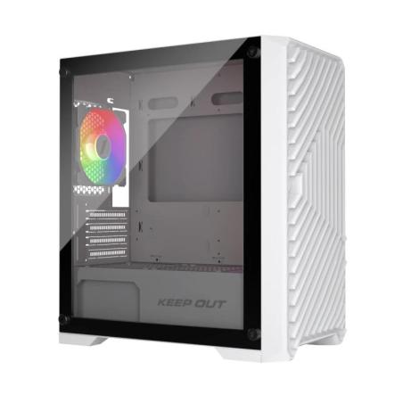 Keep out caja m-atx xc-220w 4fans usb3.0 white