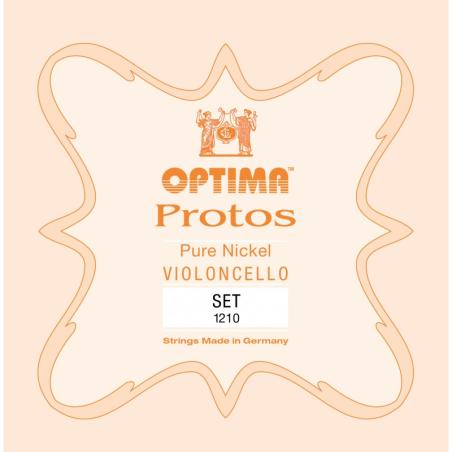 Set de cuerdas cello Optima Protos 1210 Medium 4/4