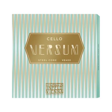 Set de cuerdas cello Thomastik Versum VE400 Medium 4/4