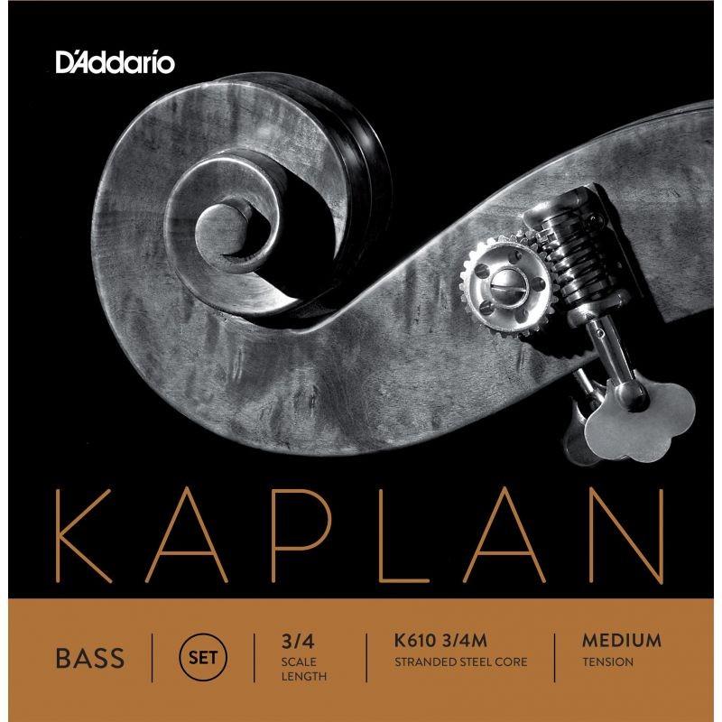 Set de cuerdas contrabajo D'Addario Kaplan K610 3/4 Set de cuerdas contrabajo D'Addario Kaplan K610 3/4