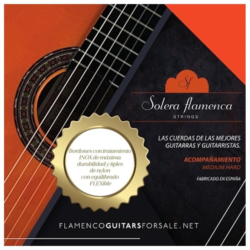 Set de cuerdas guitarra Solera Flamenca Acompañamiento tensión media-alta Set de cuerdas guitarra Solera Flamenca Acompañamiento tensión media-alta