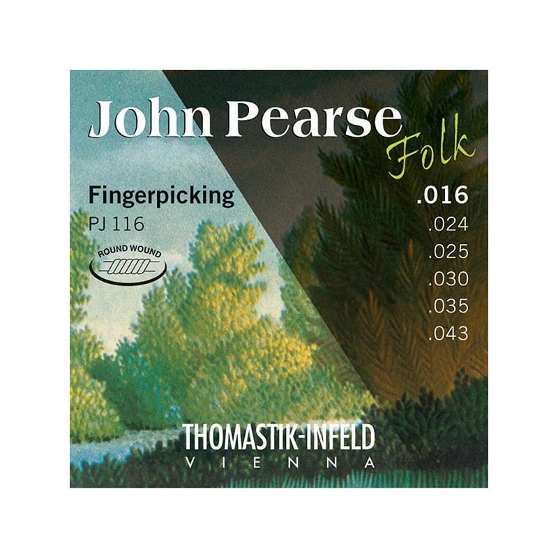 Set de cuerdas guitarra Thomastik John Pearse PJ116 Set de cuerdas guitarra Thomastik John Pearse PJ116