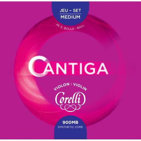 Set de cuerdas violín Corelli Cantiga 900MB Bola Medium 4/4