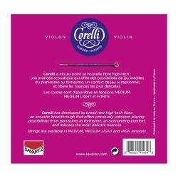 Set de cuerdas violín Corelli Cantiga 900MB Bola Medium 4/4
