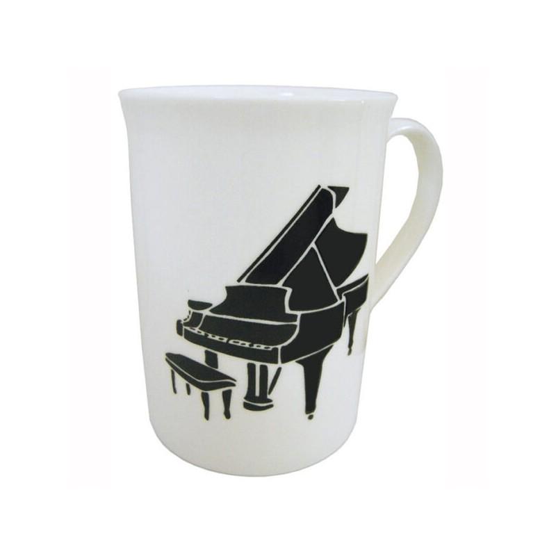 Taza porcelana piano de cola Taza porcelana piano de cola