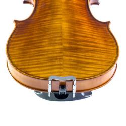 Barbada central para violín Flesh-Flat ébano 1/2