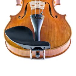 Barbada lateral sobre cordal para violín Guarneri ébano 4/4