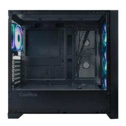Coolbox caja gaming atx ge-2000 dualview s/fte