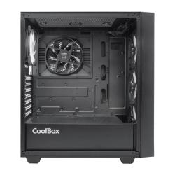 Coolbox caja gaming atx ga300 gridline black