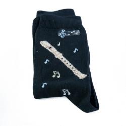Calcetines negros flauta dulce 39-42