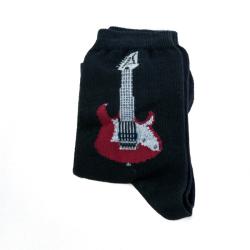 Calcetines negros guitarra eléctrica 39-42