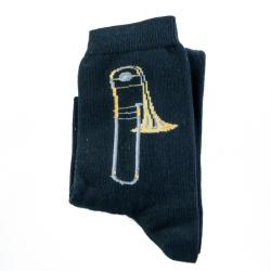 Calcetines negros trombón 39-42