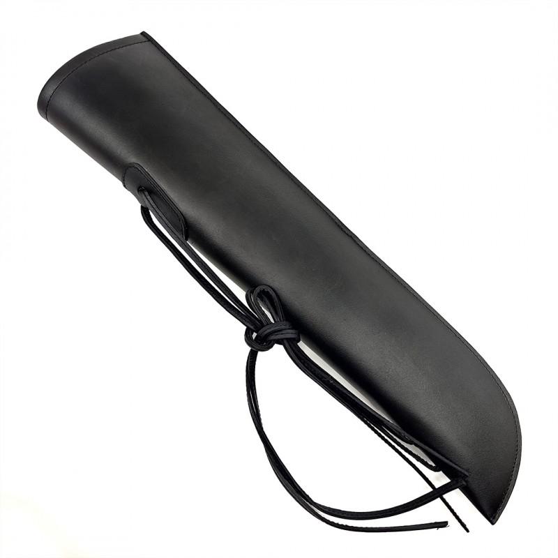 Carcaj (bass quiver) en piel para arco de contrabajo Black Negro Carcaj (bass quiver) en piel para arco de contrabajo Black Negro