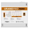 Nox fuente atx urano pro 750w bronze blanco