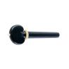 Clavija para viola de ébano modelo corazón con pin y collar blanco