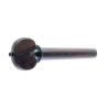 Clavija para viola de palisandro modelo corazón con pin y collar negro
