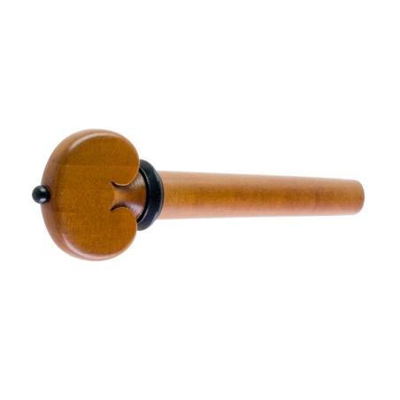 Clavija para violín de boj modelo corazón pin y collar negro 4/4 4/4