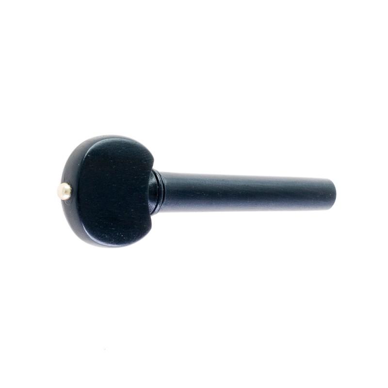 Clavija para violín de ébano modelo Hill pin dorado 4/4 4/4 Clavija para violín de ébano modelo Hill pin dorado 4/4 4/4
