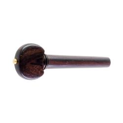 Clavija para violín de palisandro modelo Hill pin dorado 4/4 4/4 Gold Dorado