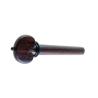 Clavija para violín de palisandro, modelo corazón con pin y collar negro 4/4 4/4 Black Negro