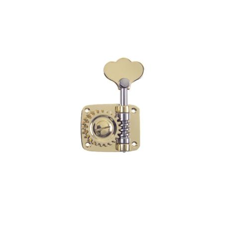 Clavijero contrabajo Rubner con 4 piezas individuales 140-108a dorado
