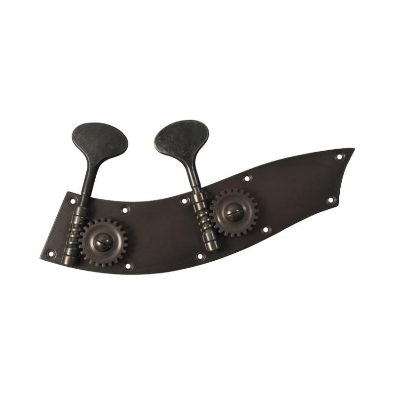 Clavijero para contrabajo Rubner 140-100-001-1 set negro encerado (rustic series) Clavijero para contrabajo Rubner 140-100-001-1 set negro encerado (rustic series)