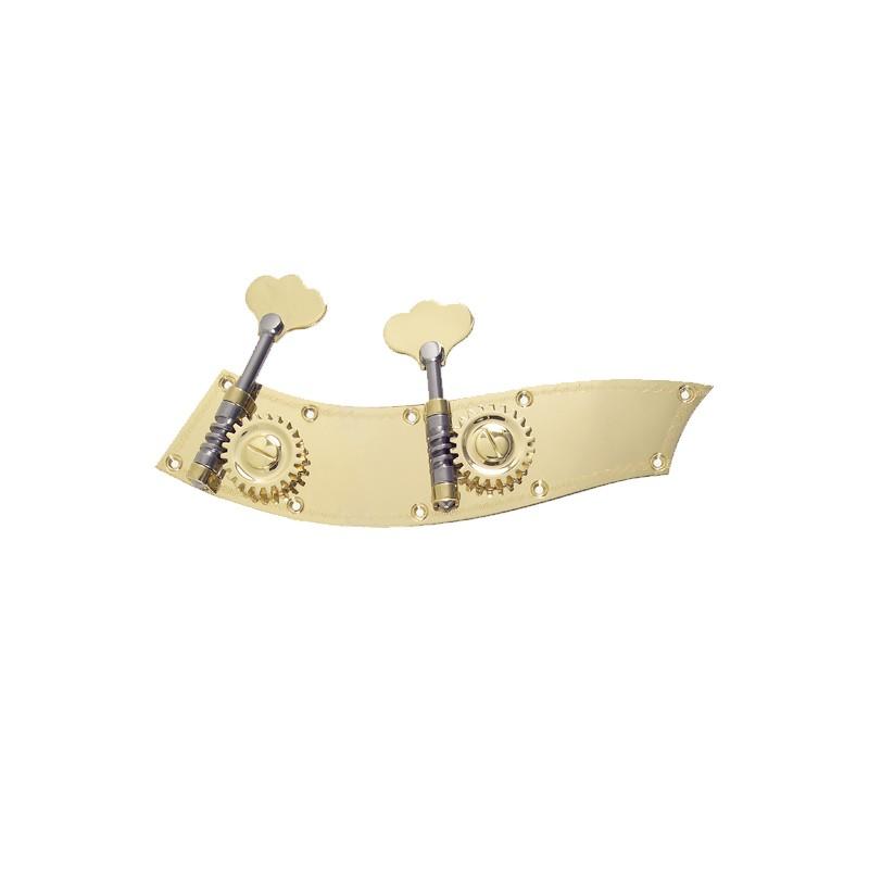 Clavijero para contrabajo Rubner modelo tirolés 5 cuerdas 2 piezas 140-100-5 dorado Clavijero para contrabajo Rubner modelo tirolés 5 cuerdas 2 piezas 140-100-5 dorado