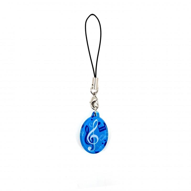 Colgante - llavero metacrilato clave de sol azul Blue Azul Colgante - llavero metacrilato clave de sol azul Blue Azul