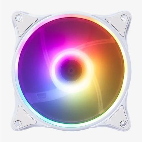 Hiditec ventilador gaming argb-n-18 white 120 mm