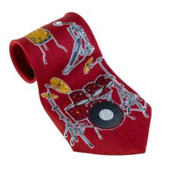 Corbata roja batería