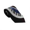 Corbata teclado piano Black Negro
