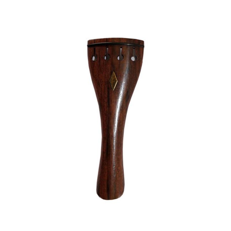 Cordal violín palisandro modelo suizo con rombo dorado 4/4 4/4 Cordal violín palisandro modelo suizo con rombo dorado 4/4 4/4