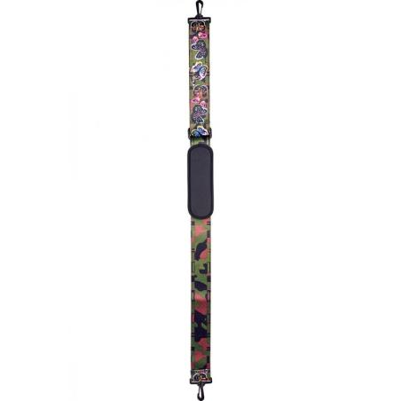 Correa nylon Bam 9008 Fashion para estuche de violín/viola Butterflies Mariposas