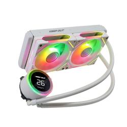 Keep out refriger liquida xwc-240w pro 240mm white