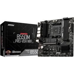 Msi placa base b550m pro-vdh wifi matx am4