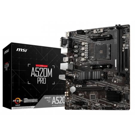 Msi placa base a520m pro matx am4
