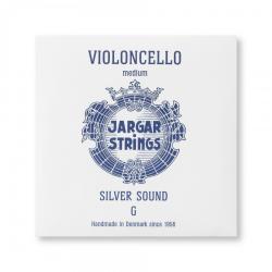Cuerda cello Jargar Silver Sound 3ª Sol plata Medium 4/4