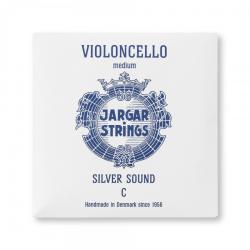 Cuerda cello Jargar Silver Sound 4ª Do plata Medium 4/4