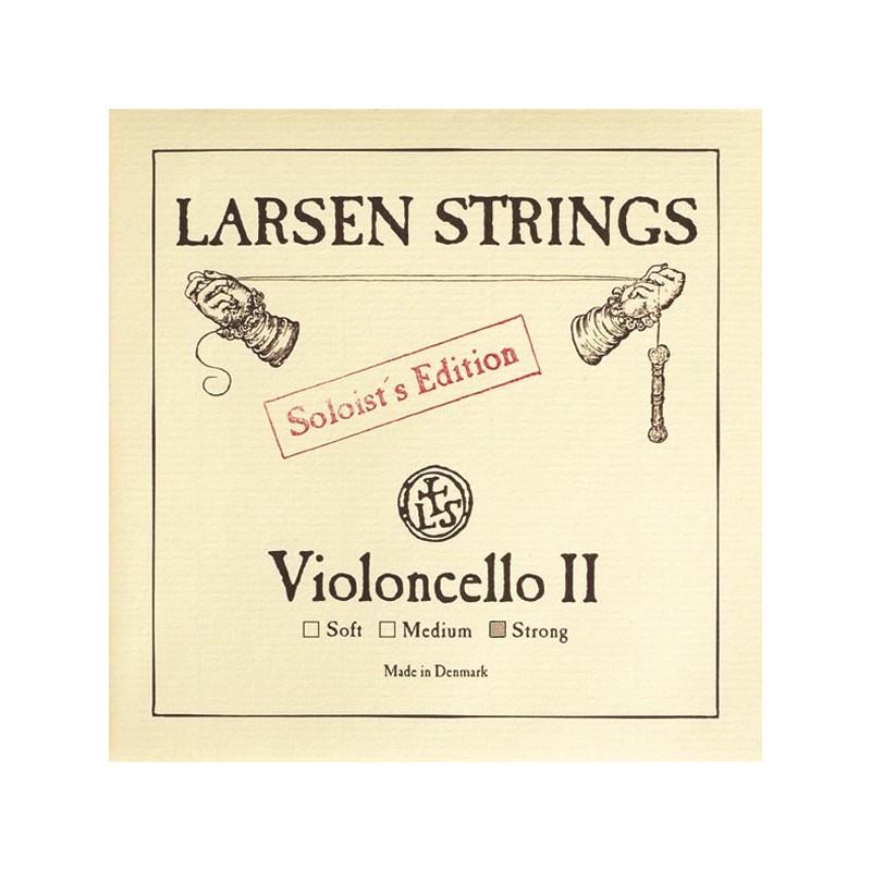Cuerda cello Larsen 2ª Re Soloist's Ed Strong 4/4