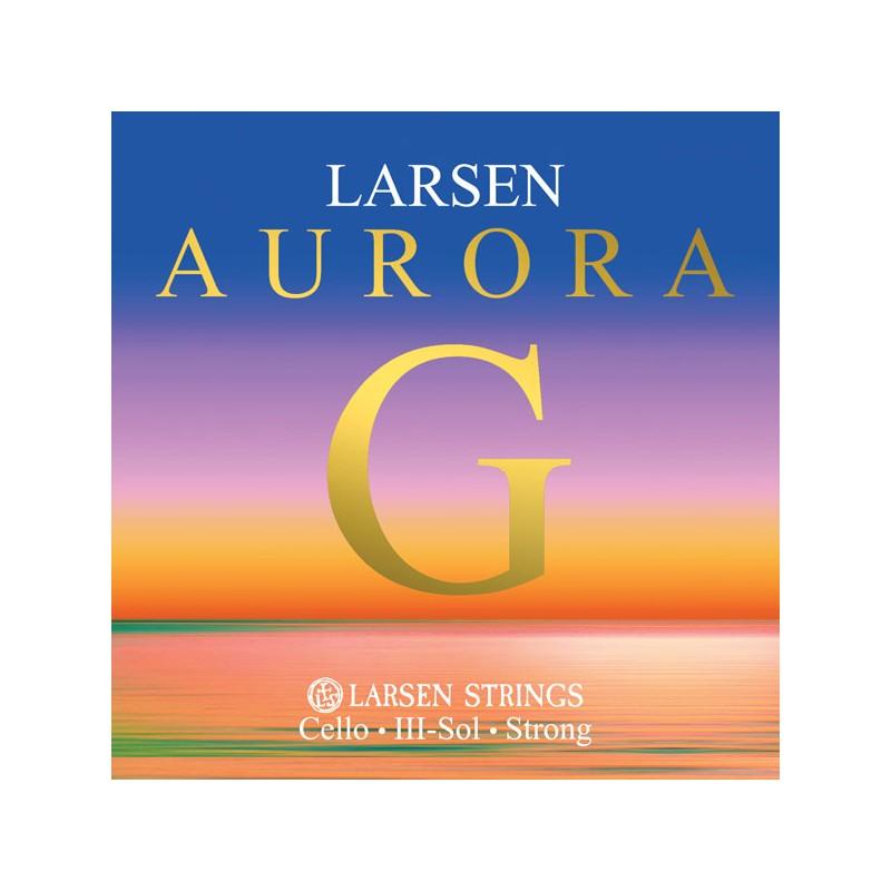 Cuerda cello Larsen Aurora 3ª Sol Medium 1/8