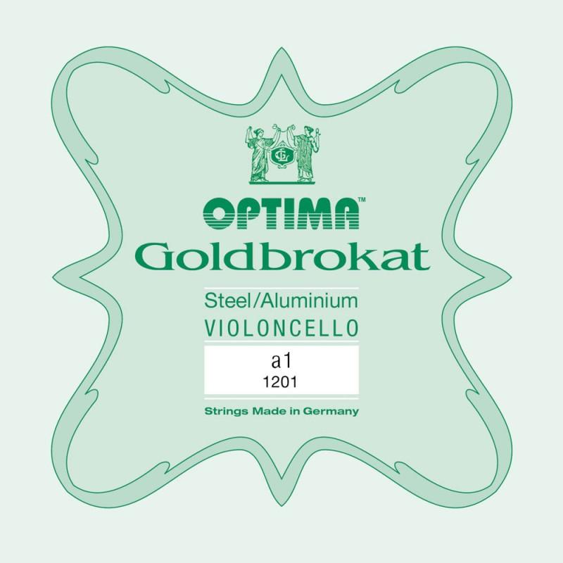 Cuerda cello Optima Goldbrokat 1201 1ª La Medium 1/4 Cuerda cello Optima Goldbrokat 1201 1ª La Medium 1/4