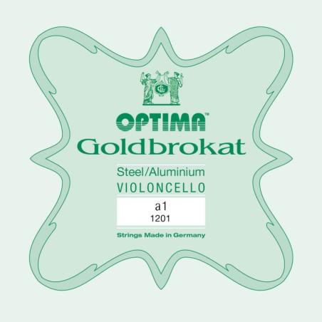 Cuerda cello Optima Goldbrokat 1201 1ª La Medium 3/4