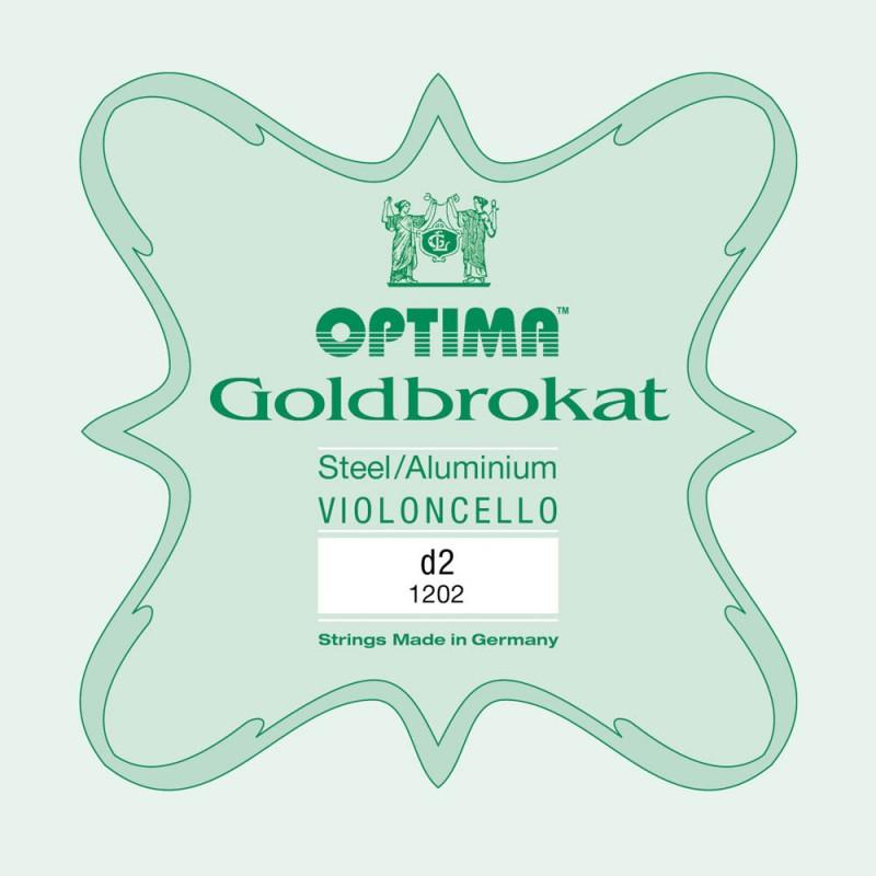 Cuerda cello Optima Goldbrokat 1202 2ª Re Medium 3/4 Cuerda cello Optima Goldbrokat 1202 2ª Re Medium 3/4