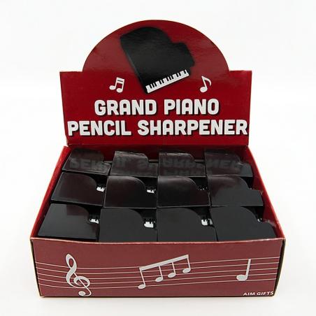 24 sacapuntas piano de cola negro DL-16