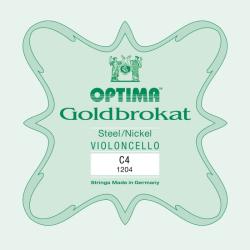 Cuerda cello Optima Goldbrokat 1204 4ª Do Medium 3/4