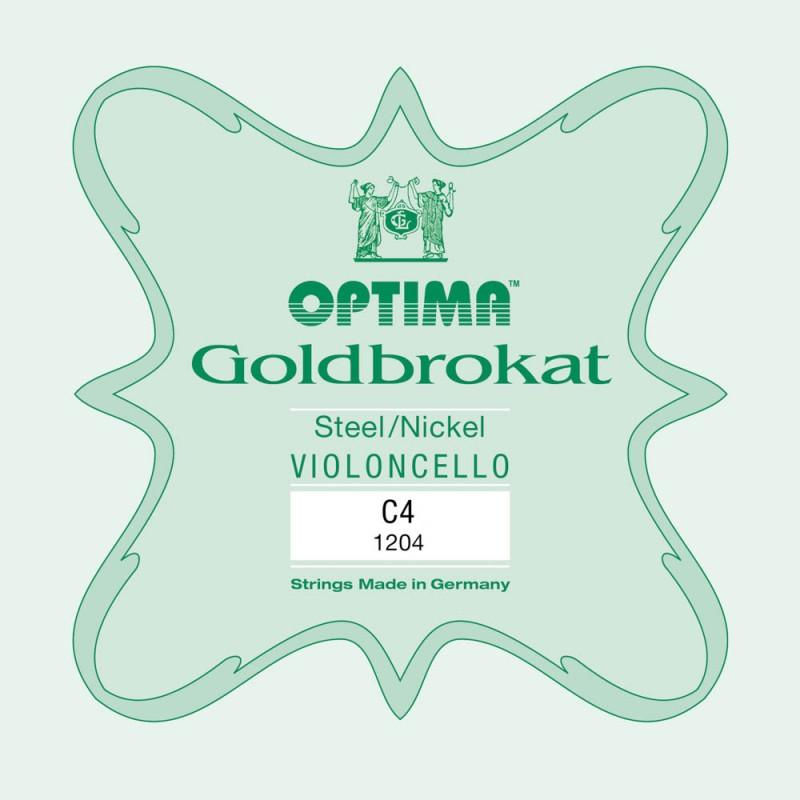 Cuerda cello Optima Goldbrokat 1204 4ª Do Medium 3/4 Cuerda cello Optima Goldbrokat 1204 4ª Do Medium 3/4