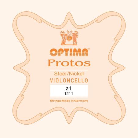 Cuerda cello Optima Protos 1211 1ª La Medium 1/2